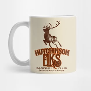 Defunct Hutchinson Elks Baseball Team Mug